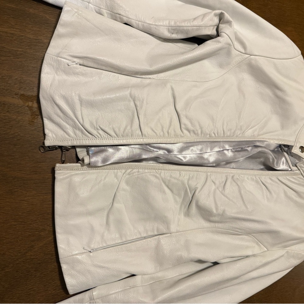 White Leather Jacket